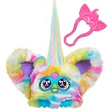 Furby Furblets Zee-Bah Zebra-Minispielzeug aus Plüsch, Regenbogen