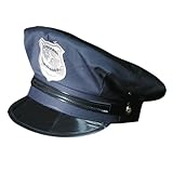 Boland 97050 - Polizei Mütze für Erwachsene, Hut für Polizei Kostüm,...