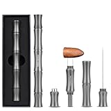 CLZOONG Zigarrenschneider 3 in 1 Werkzeug zur Verbesserung des Zigarrenzugs...