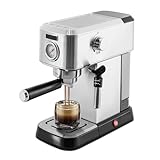 panfudongk Siebträgermaschine Espressomaschine, Espresso Kaffeemaschine...