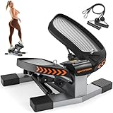 Sportsroyals Stair Stepper for Exercises, Twist Stepper with Resistance...