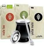 Mate Tee Set Bio ● 3 Matesorten + doppelwandiger Edelstahl Matebecher +...