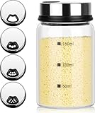 TIECHI 150ml Gewürzgläser mit Streueinsatz, 1 Stück Borosilikatglas...