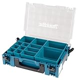 Makita 191X80-2 MAKPAC-Organizer, mit 13 herausnehmbaren Boxeinsätzen,...