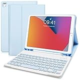 Hofsos für iPad 6/5.Generation Hülle mit Tastatur,Tastatur für iPad 9.7...
