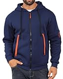 LAOARA Herren Full Zip Hoodies Casual Langarm Sweatshirts Fleece Jacke...