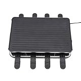 Tischgrill,1300W Elektrogrill,Doppelschicht elektrischer Barbecue-Grill mit...