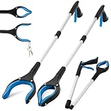 Torven 2 Stück Greifzange für Senioren 83cm Aluminium Müllzange,...