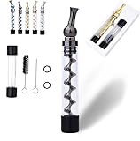 Portable Easy-to-Clean Twisted Glass Blunt Pipe, Twisty Glass Blunt Pipe...