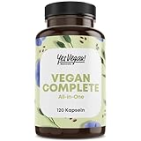 Vegan Multivitamin & Mineralien mit 14 Vitaminen u.a. B12, Jod, Eisen,...