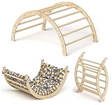 Bellabino Ruki 2in1 Kletterbogen und Wippe für Kinder ab 3 Jahre –...