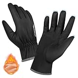 ATERCEL Winterhandschuhe Wasserdicht Herren Damen - Warme Fahrradhandschuhe...