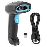 1D 2D Drahtloser Hand-Barcode-Scanner mit 2,4-G-Übertragung und 2000-mAh-...