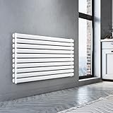 SONNI Design Heizkörper 593x1200mm Weiß Doppellagig Horizontal...