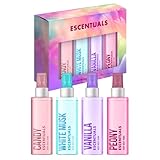 Escentuals Mini Mist Damen Geschenkset, Duftendes Körperspray 4 x 50ml...