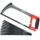 AIRAJ Metallsäge 300 MM,Hand-Sägen mit 10 Austauschbarer Klinge,45 °/90...