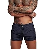 TMEOG Badehose für Herren Schnelltrocknend Badeshorts Kurz Herren Badehose...
