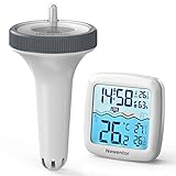 Newentor Funk Poolthermometer - 4-fach Wasserdicht - Antennen-Turbo...