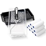 Mister Rui Farbroller Set 4 Zoll, Lackierwalze Set, 11cm Schaumstoff...