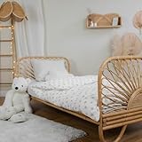 saudara collections Rattanbett, 90 cm, Flores