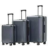 Münicase M816 TSA-Schloss Koffer Reisekoffer Trolley Kofferset Hardschale...