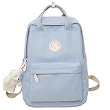 GSenhui Kawaii-Rucksack mit Weißer Bär Anhänge für Teenager Mädchen...