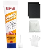 ISPAR Wandreparatur Set (175g), Spachtelmasse weiß innen, fertig spachtel,...