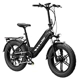 Bodywel F20Pro E Fatbike Herren Damen, 20x4 All Terrain E Bike...
