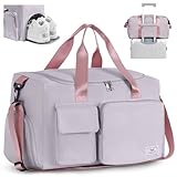FIORETTO 35L Damen Sporttasche Faltbare Reisetasche mit Schuhfach und...