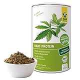 Raab Vitalfood Bio Hanf-Protein 500 g, rein pflanzlich, Protein-Pulver mit...