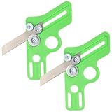 TOVINANNA 2 Stück Handhobel Holzplaner Verstellbar mit Scharfen...