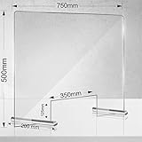 Manschin Laserdesign Acryl Schutzschild | Niesschutz | Spuckschutz |...
