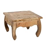 Riess Ambiente Massiver Couchtisch Opium Antique 60cm Natur Mangoholz...