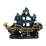 Aquarium-Schiff-Dekoration, hohle Höhle, Ornament für Süß- und...