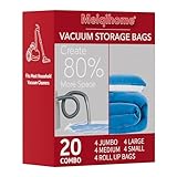 Vakuum-Aufbewahrungsbeutel, 20 Stück (4 Jumbo/4 groß/4 mittel/4 klein/4...