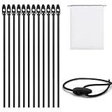 12Stks Wetterfeste Elastische Spanngurte, 50cm Hochbelastbare Gummi...