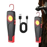 Yjkedfh Tragbare Arbeitsleuchte,Mehrwinklig Drehbare LED Arbeitslampe Mit...