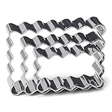 patisse 13706 – Set mit 3 rechteckigen und gezackten Ausstechformen für...