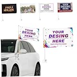 Personalisierte Autoflaggen 18 x 12in Individuelle Hofflaggen Dekoration,...