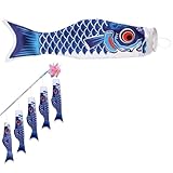 1 Packung Koi-Fisch mit Schwenkdesign, Windmühlen-Design, 3D-japanischer...