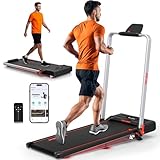 Laufband für Zuhause mit Neigung, 12km/h Laufband Klappbar mit Steigung, 3...