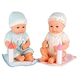 Dream Collection Babypuppen Zwillinge mit Puppenzubehör - Baby Puppen -...