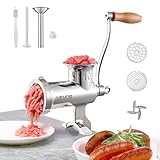 VEVOR manuelle Fleischmühle, alle Teile Edelstahl, handbetriebene...