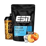 ESN ISOCLEAR Whey Isolate Protein Pulver, 1000g, Peach Iced Tea,...