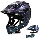 Lixada Fahrradhelm Kinder Helm Fullface Abnehmbar Unisex 52-58cm Children's...