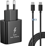 USB C Ladegerät 25 W für Samsung A14/A13/A33/A34/A23/A53/ A52/ A54/...