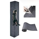 MIAOGE®[200cmx40cm] Selbstklebend Kratzteppich Katze Wand,Kratzmatte...