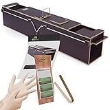EcoTraps Marderfalle Lebendfalle 120cm - Wasserdicht Holz Marder Lockmittel...