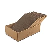 casa pura Katzenkratzbox Tiger mit 5 Kratzbrettern - 43,5 x 29,5 x 14 cm -...