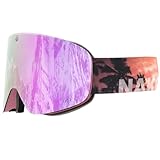 NAKED Optics Skibrille Männer, Ski Brille Frauen, Snowboardbrille (TROOP...